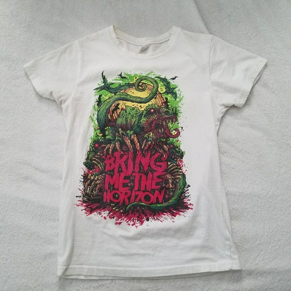 Hot Topic Tops - BMTH T-rex Band Tee